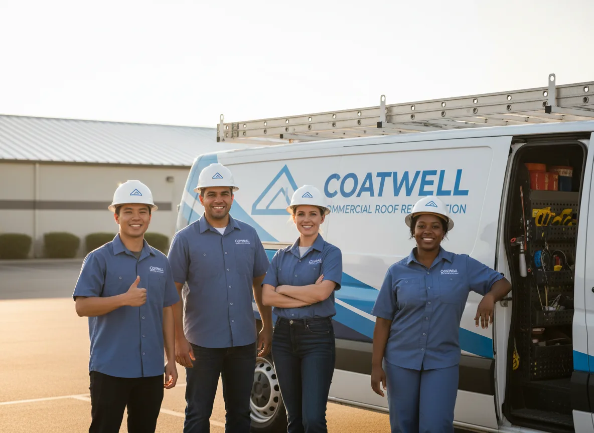 Commercial roof coating company in Golden, MO